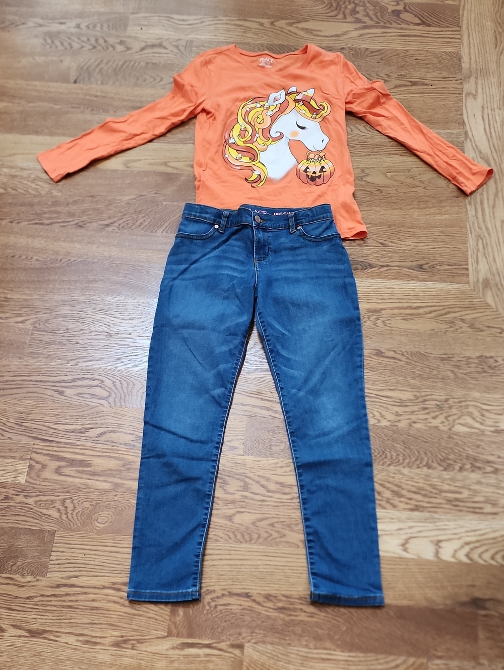 The Children's Place Girls Fall Halloween Unicorn Outfit Set - Size 10/12 & 12